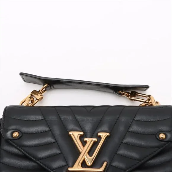 Louis Vuitton New Wave Chain Bag MM M51498 NZ2178 Black - Picture 6 of 11
